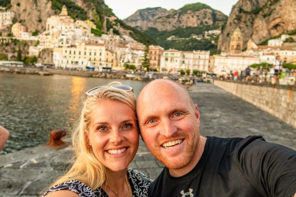 Chris and I on our romantic Italy getaway 