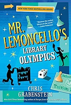 mr. lemoncellos library olympics audiobook cover