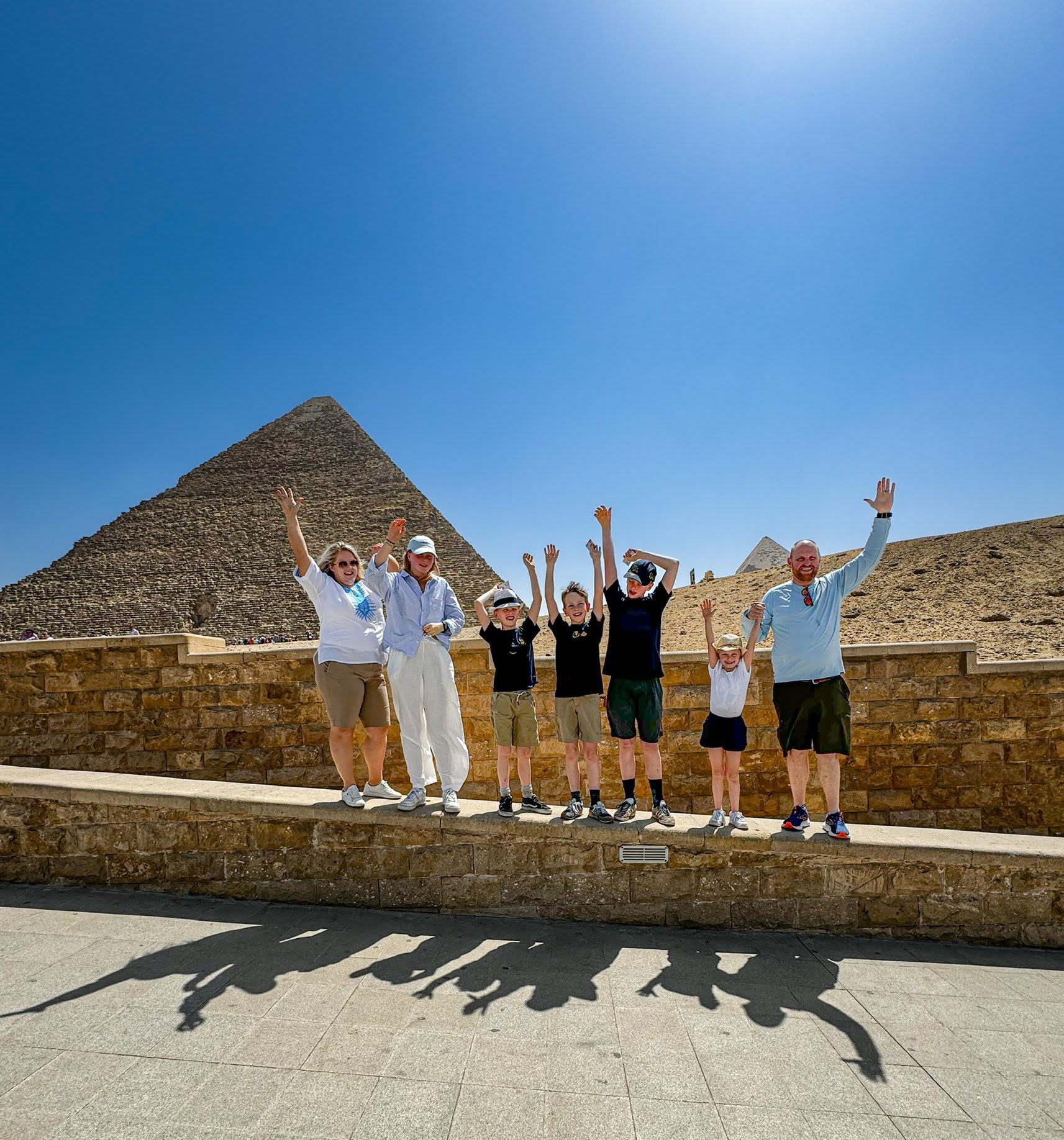 The Great Pyramids in Egypt with Kids