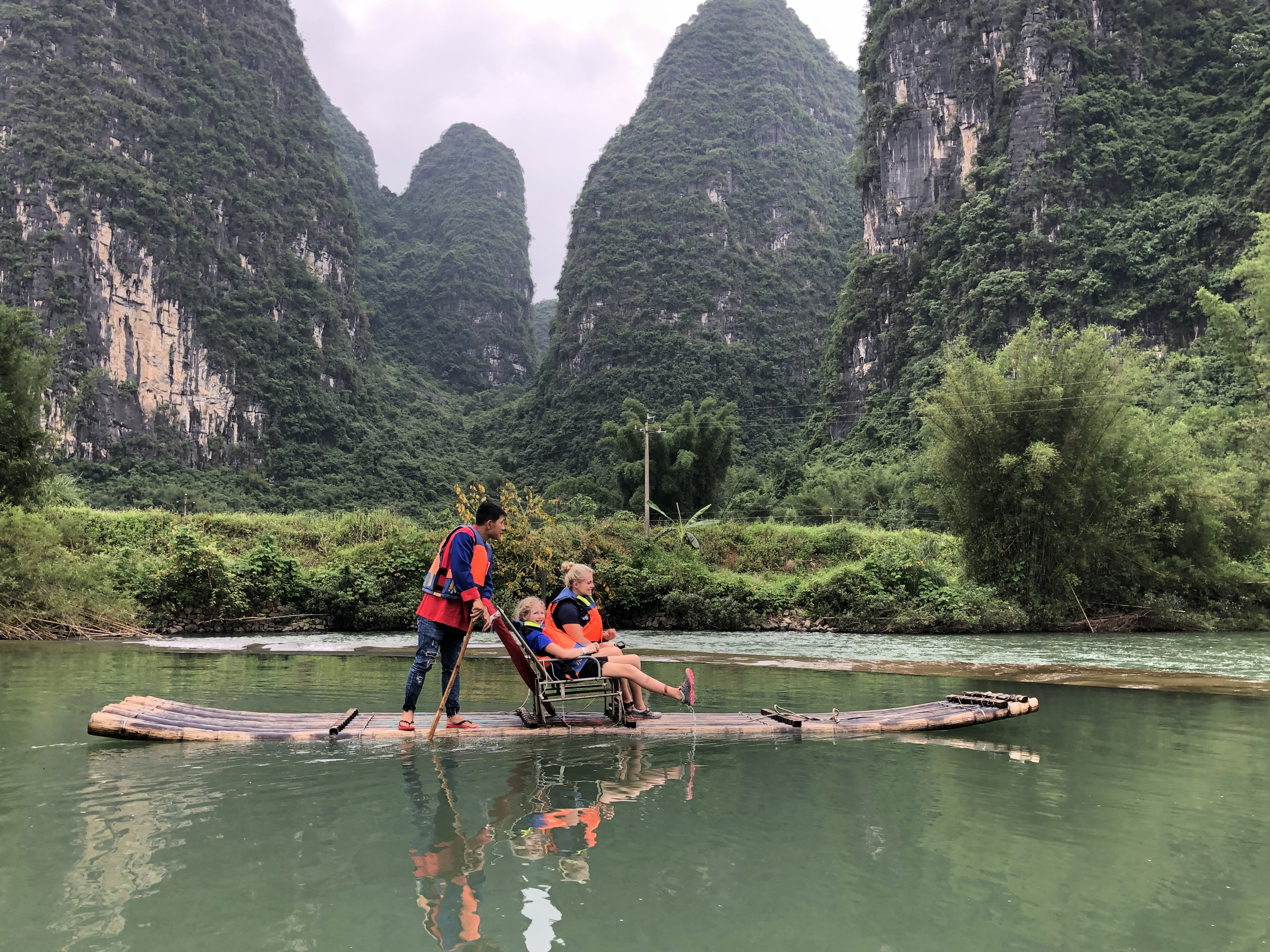 Bamboo boat Ride at the Li River, extra activity