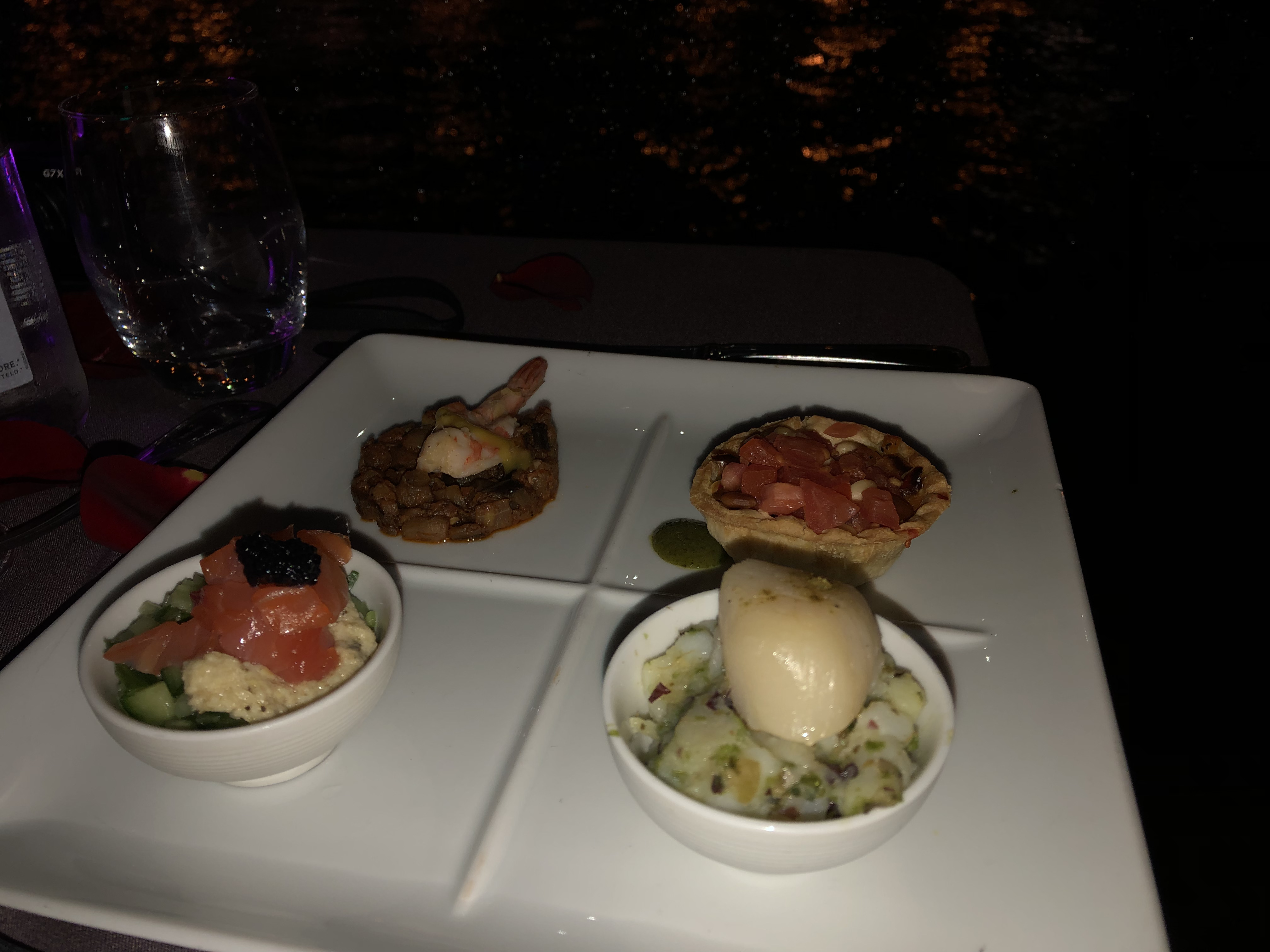 Food from our Dinner date in Paris