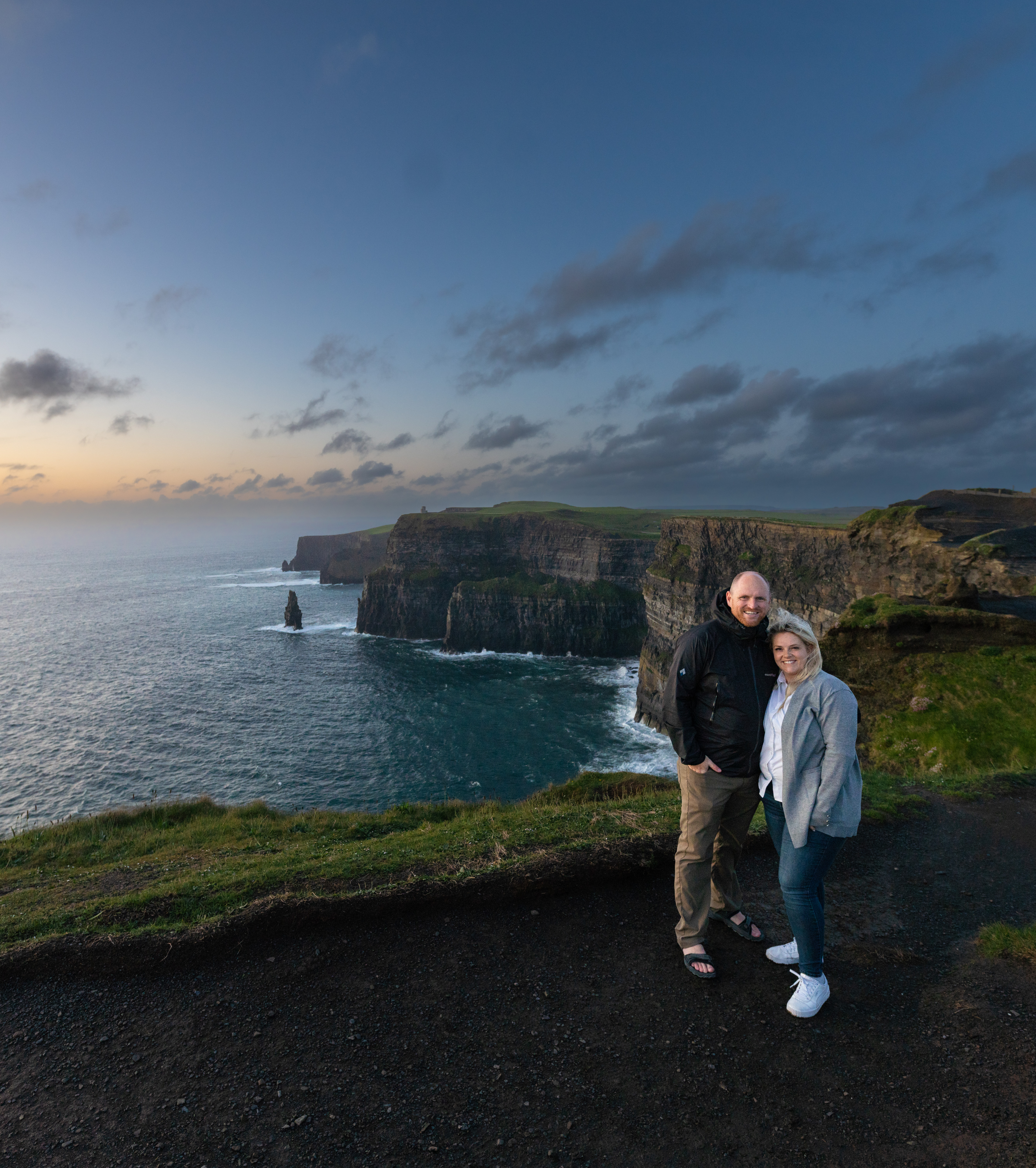 Every corner is perfect for taking great pictures at Cliffs of Moher with kids!