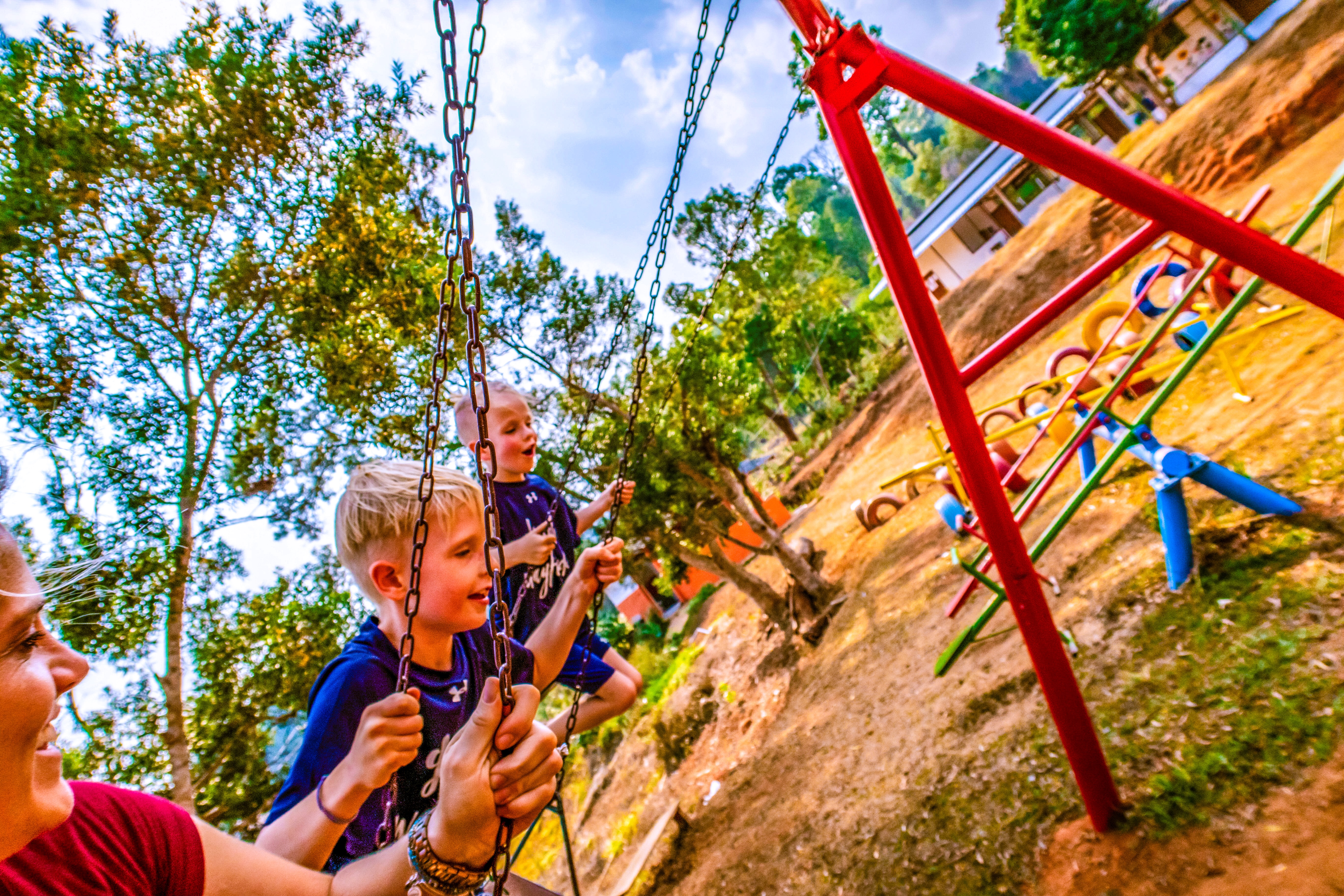 Nothing beats swinging together at a local Thai house.