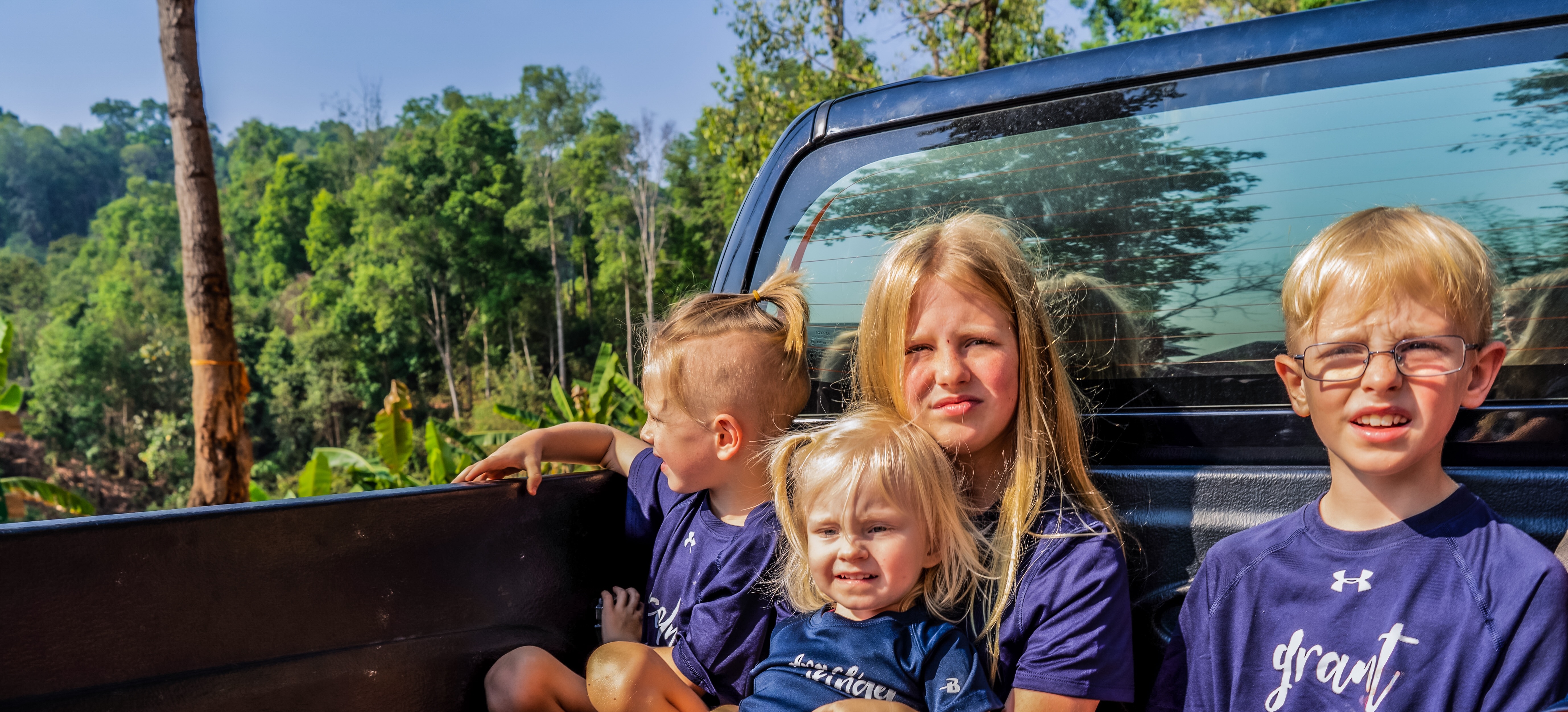 The best adventures in Thailand happen in the back of a truck.