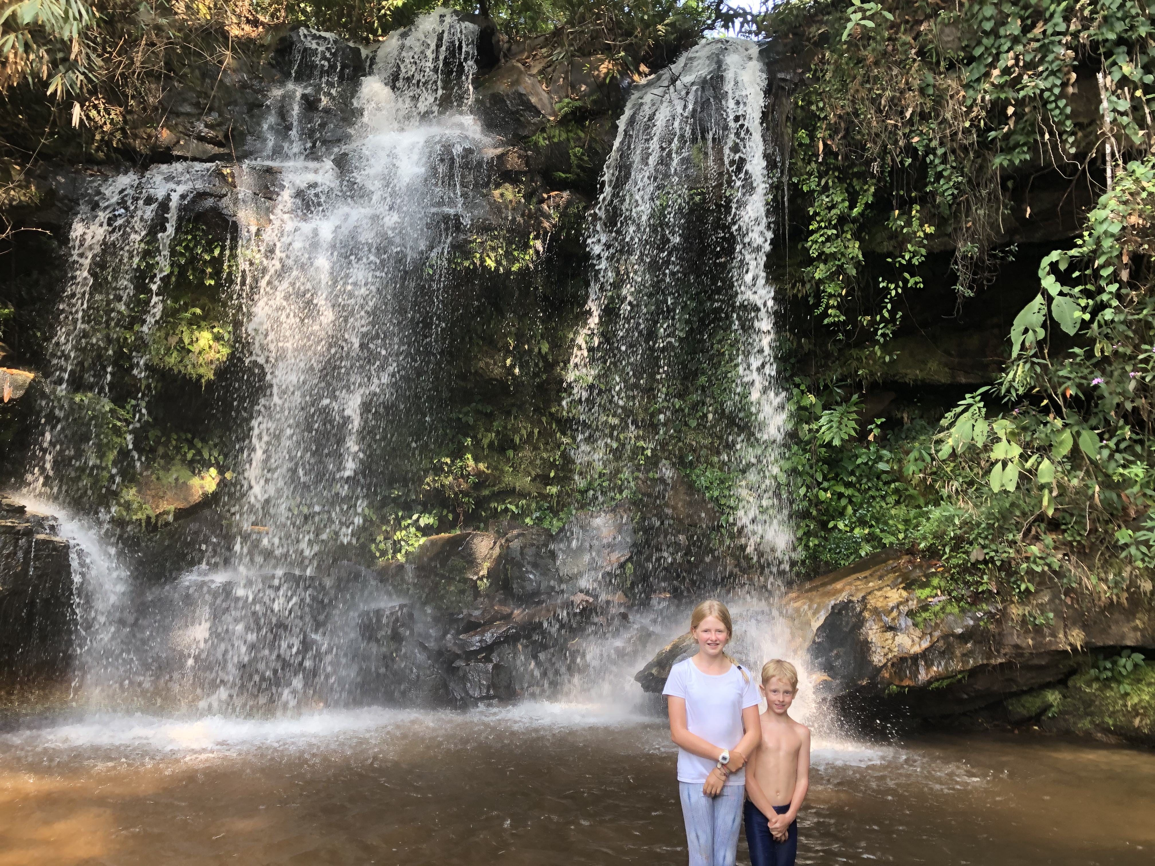 The kids had a blast while I kept an eye out for snakes.