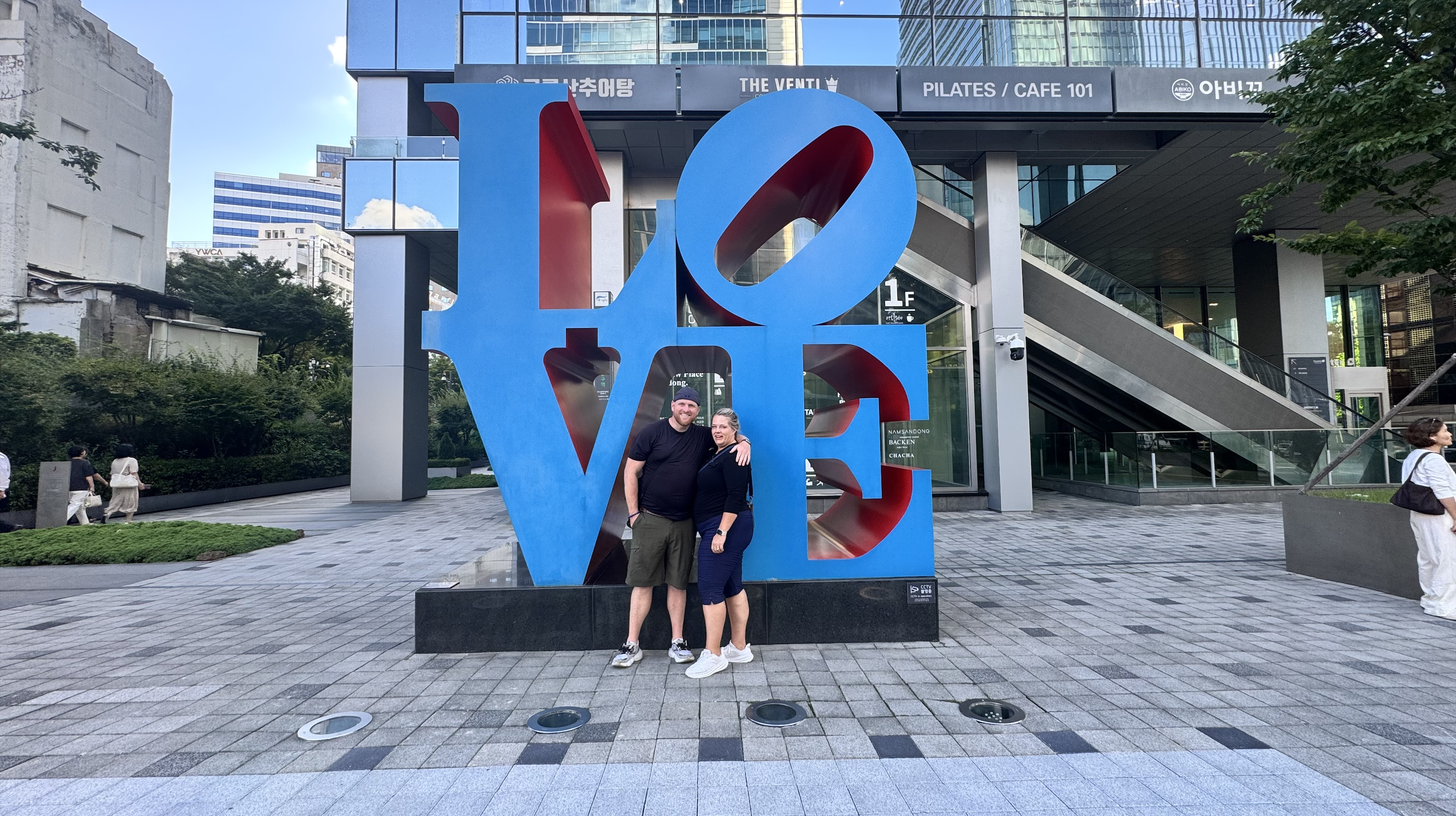 You will be able to find really pretty picture spots all throughout Seoul.
