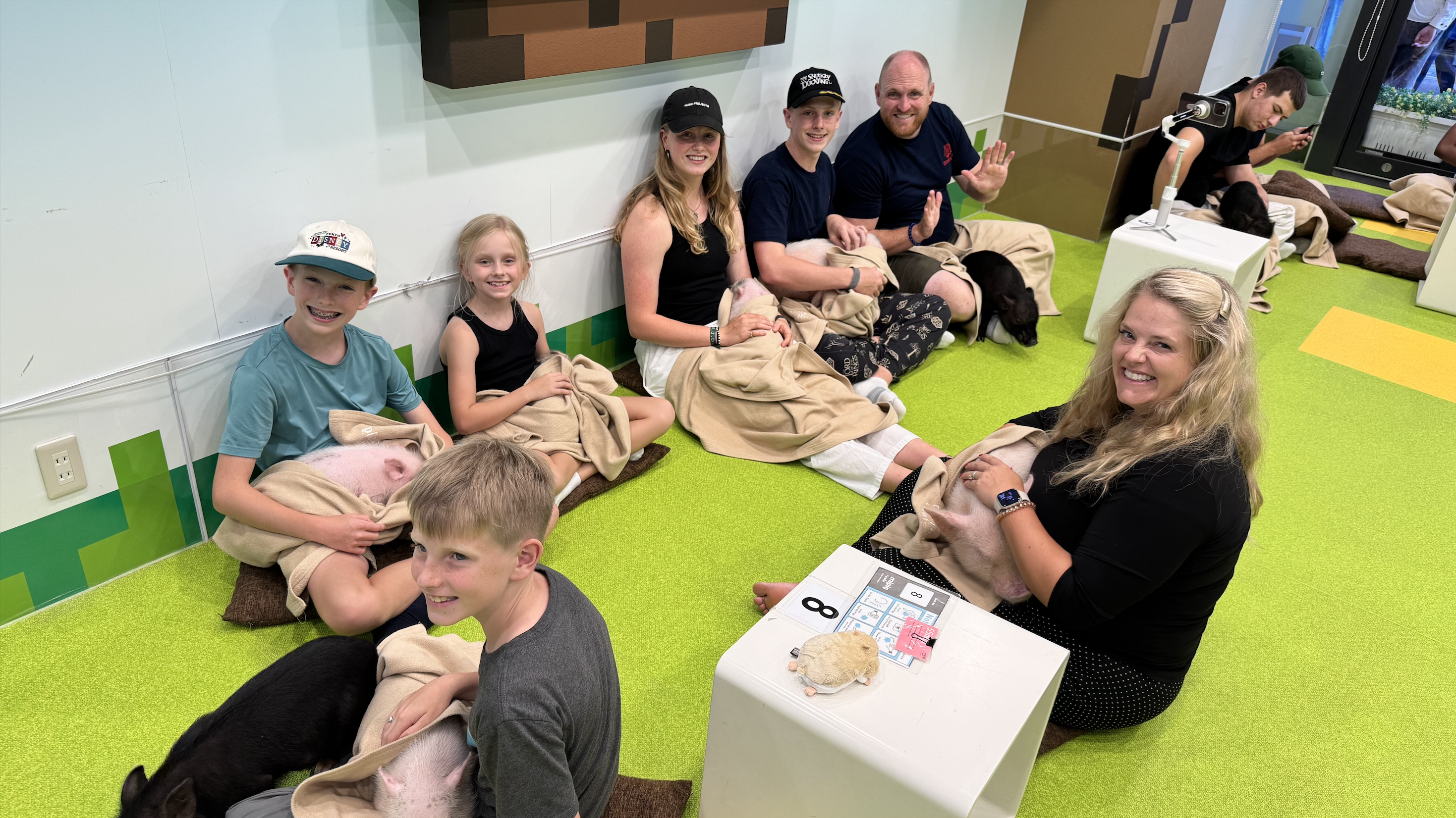 The mini pig café was probably one of the most cherished moments we share from our Japan trip!