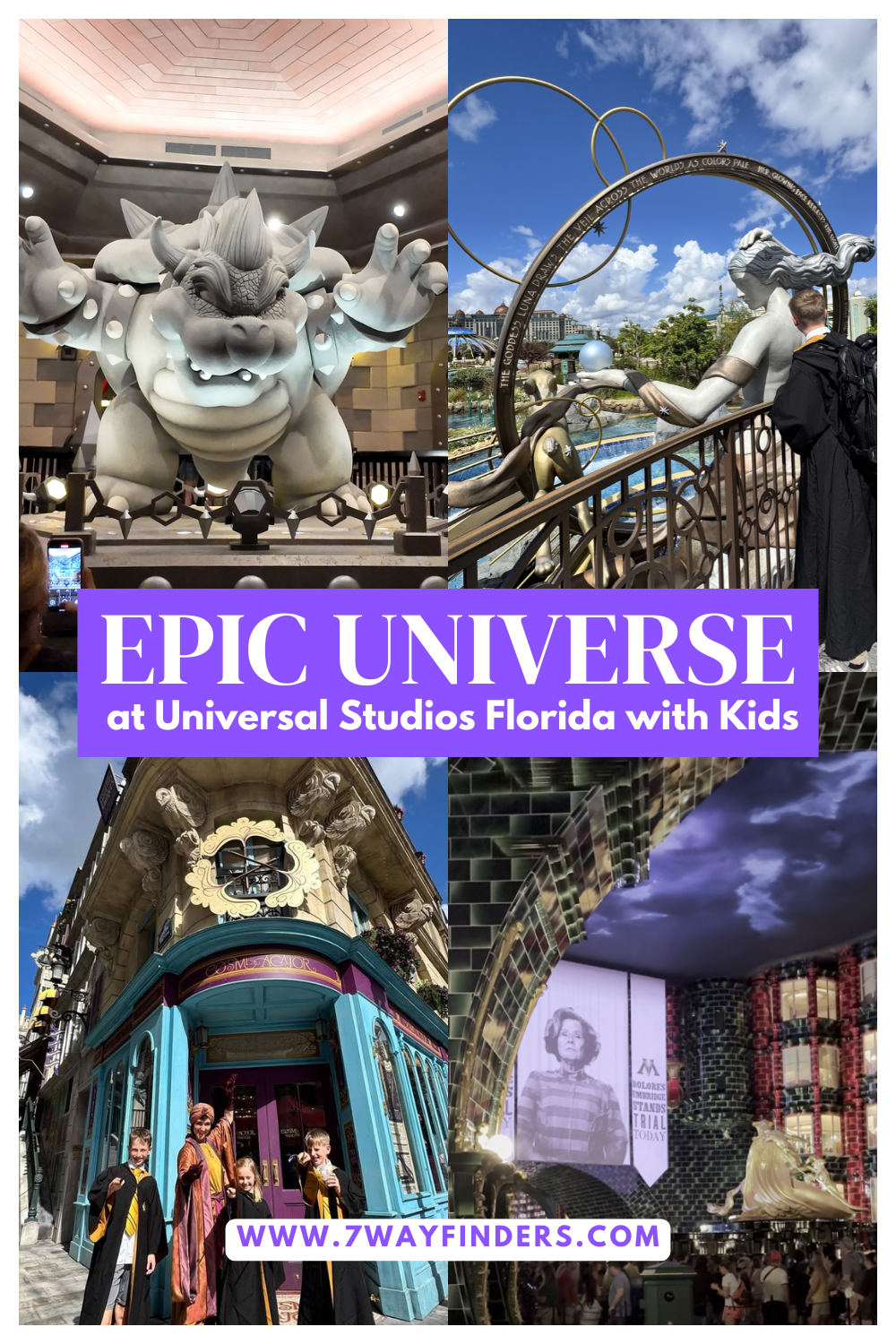 Epic Universe at Universal Studios Florida with Kids