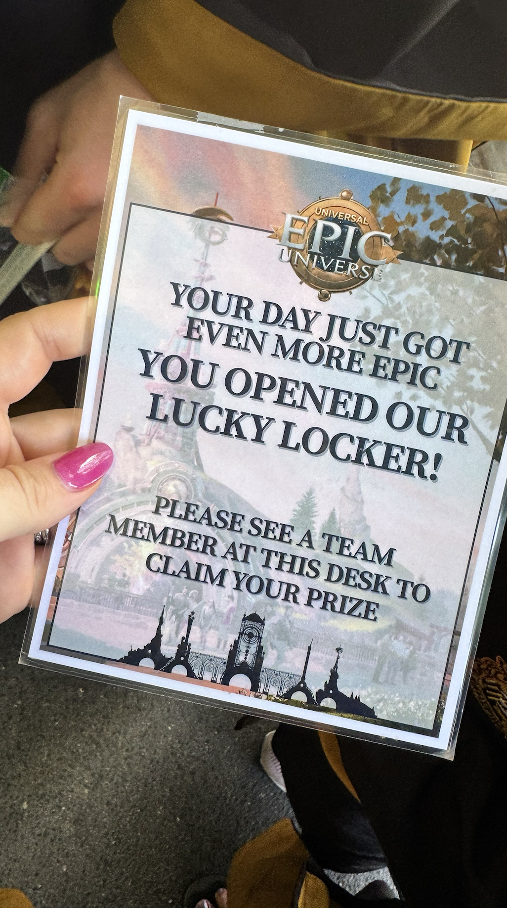 Lockers at Universal Orlando