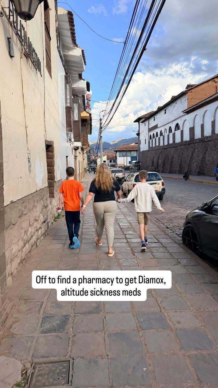 Medicine for altitude in Peru for kids Machu picchu