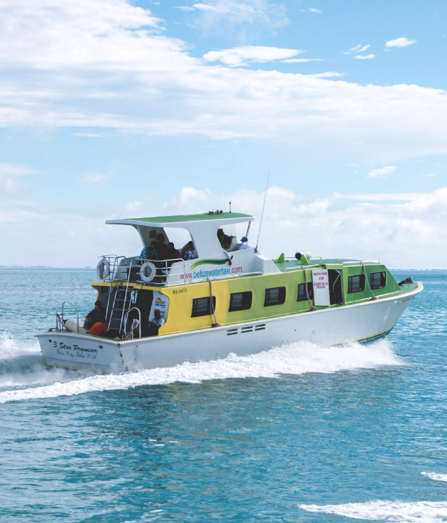 2. Water Taxis in belize for families with kids