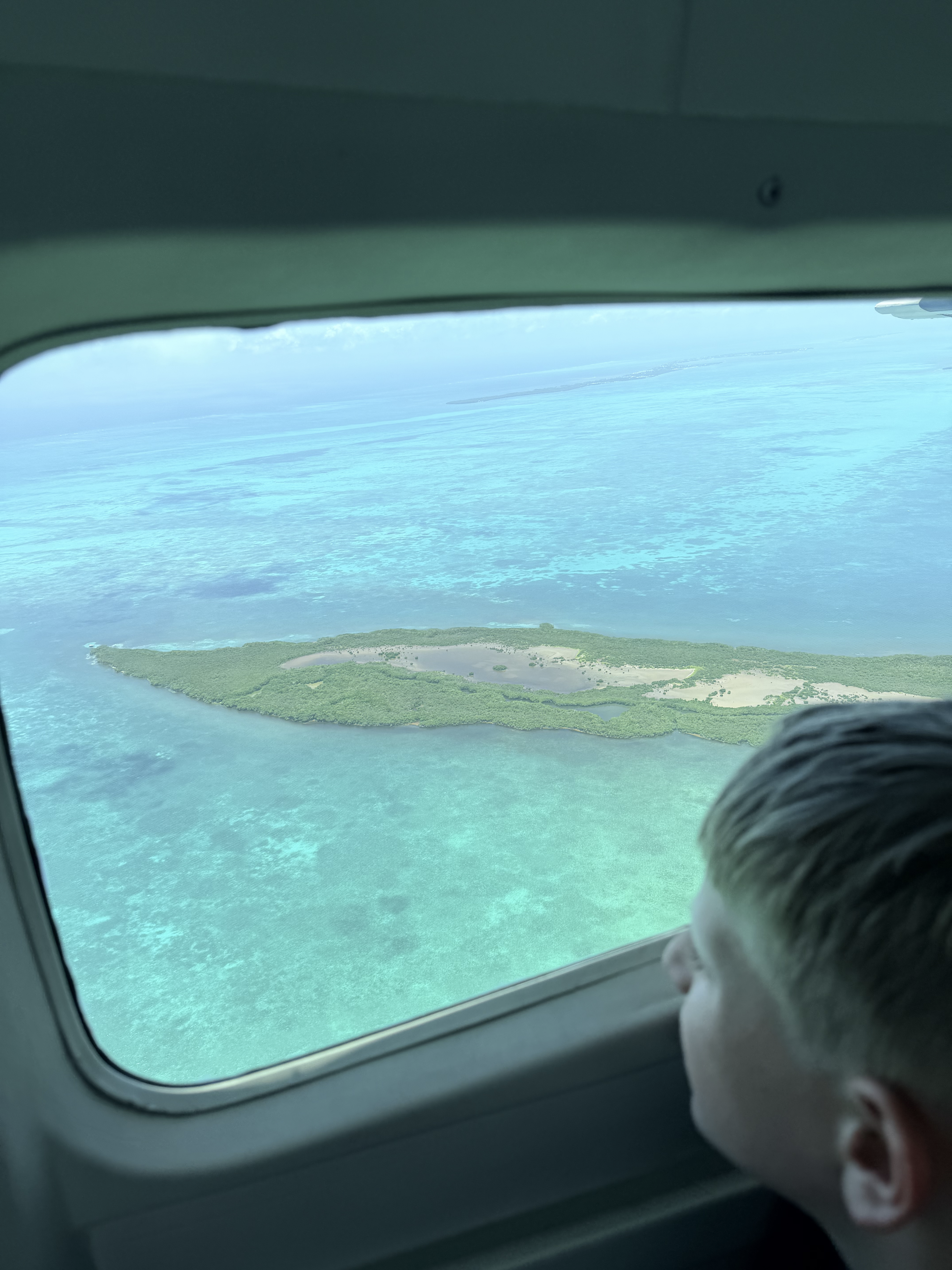 San Pedro Airport flight for kids family